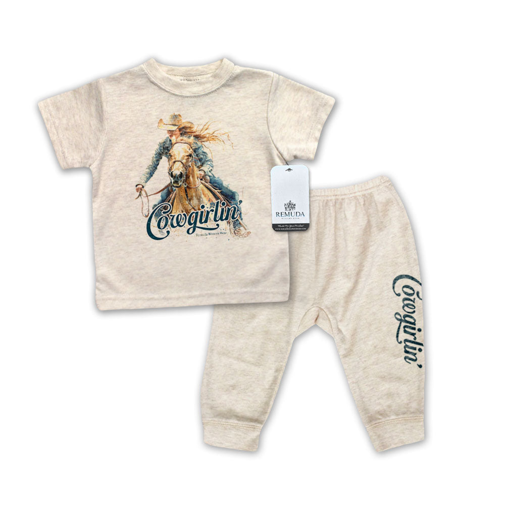 Cowgirlin' - Infant Western 2-Piece Sleepwear Pajamas