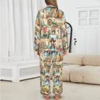 Baha Ranch Colores de Mexico Pictures of the Southwest Satin Pajamas