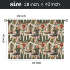 Cactus and Boots Curtains 28"x40" (2-Piece) Made in America