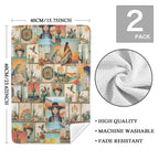 Colores de Mexico Pictures of the Southwest Set of 2 Dish Towels Made in America