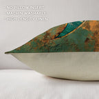 Colores de Mexico Sun Face Throw Pillow Case Made in America