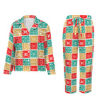Baha Ranch Colores De Mexico Picado Womens Satin Pajamas