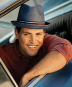 Peter Grimm Deppo - Straw Fedora Hat