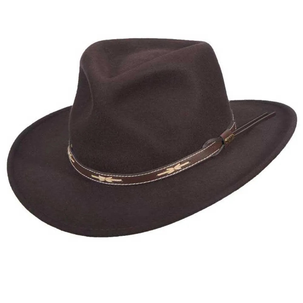Scala Phoenix - Soft Wool Felt Outdoorsman Hat