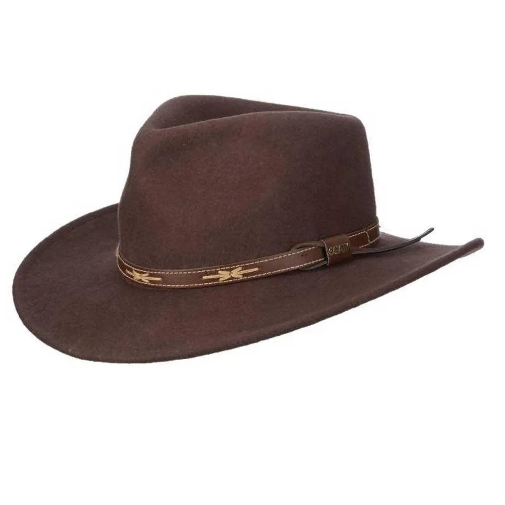 Scala Phoenix - Soft Wool Felt Outdoorsman Hat