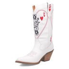 Dingo Queen A Hearts - Women's Leather Cowgirl Boots