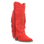Dingo Spirit Trail  - Women's Suede Leather Cowgirl Boots
