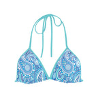 Paisley Retro Bikini Top & Bottoms