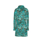 All Turquoise Women's Bath Robe
