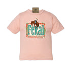 Feral, I Come By It Honestly - Girls Toddler Western Tee