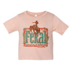 Feral, I Come By It Honestly - Infant Western Tee