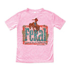 Feral, I Come By It Honestly - Boys Toddler Western Tee