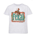 Feral, I Come By It Honestly - Youth Western Tee