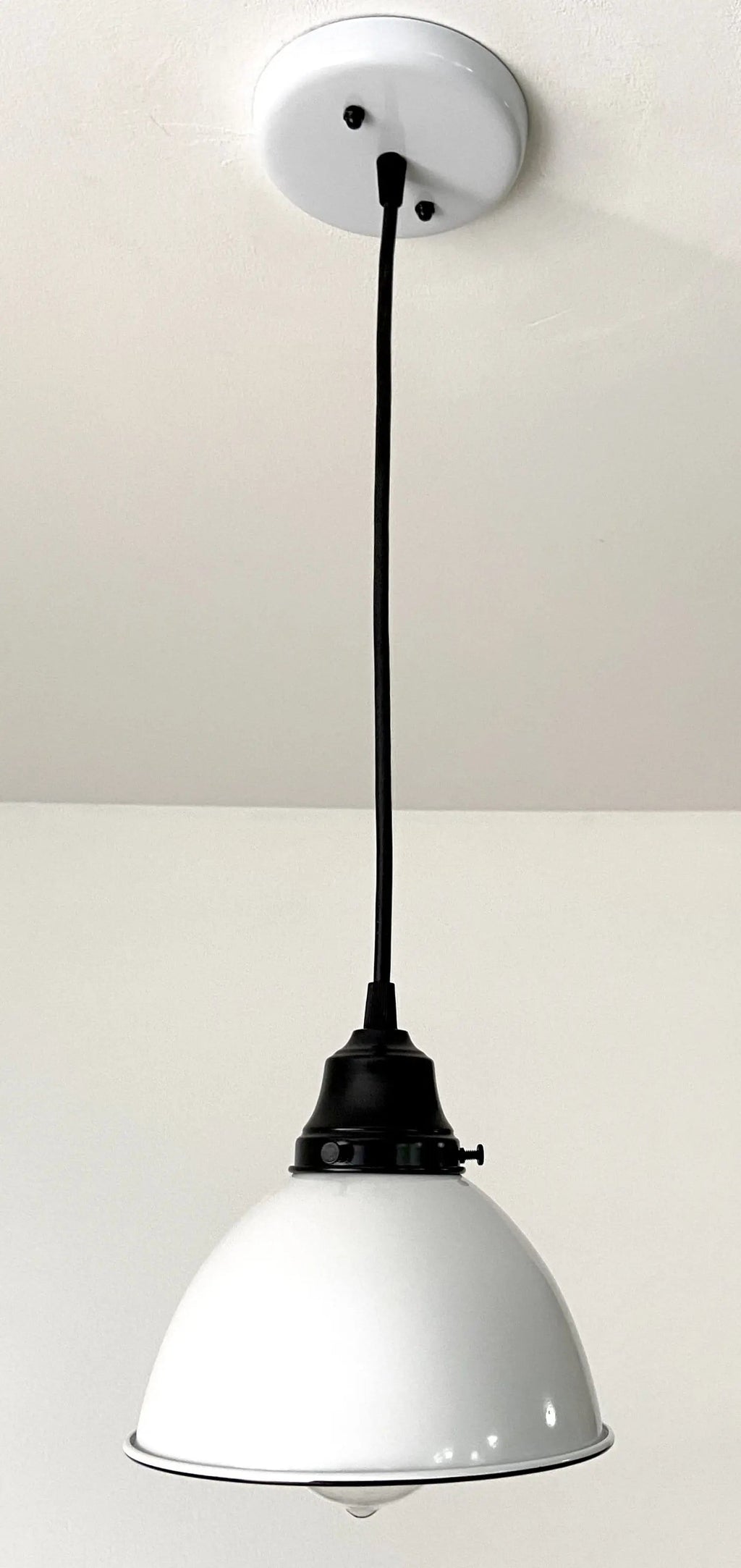 Modern Farmhouse White Pendant Light