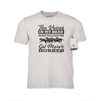 The Voices In My Head Keep Telling Me Get More Horses - Adult Unisex Western Tee T-Shirt