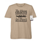 The Voices In My Head Keep Telling Me Get More Horses - Adult Unisex Western Tee T-Shirt