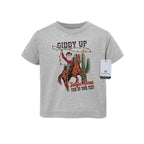 Giddy Up Jingle Horse - Western Toddler Christmas Tee T-Shirt