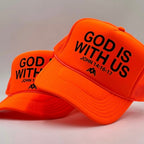 God is With Us Foam Trucker - Neon Orange