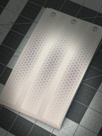 White Shadow Drop Honeycomb Arrow Wraps