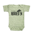 I'd Rather Be Rodeo'n - Infant Western One Piece Romper