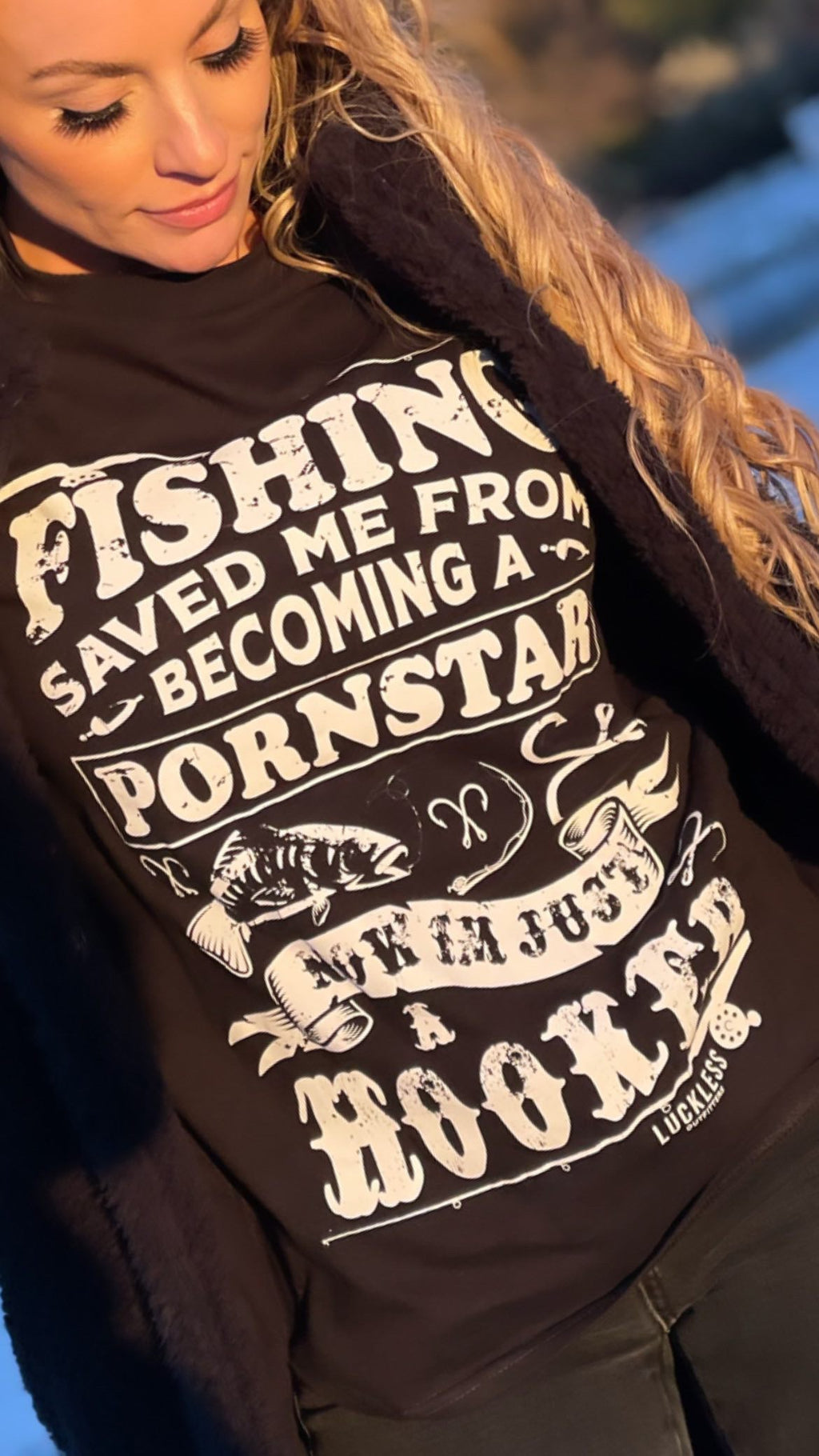Fishing Saved Me (Hoodie Tee Tank Long Sleeve)