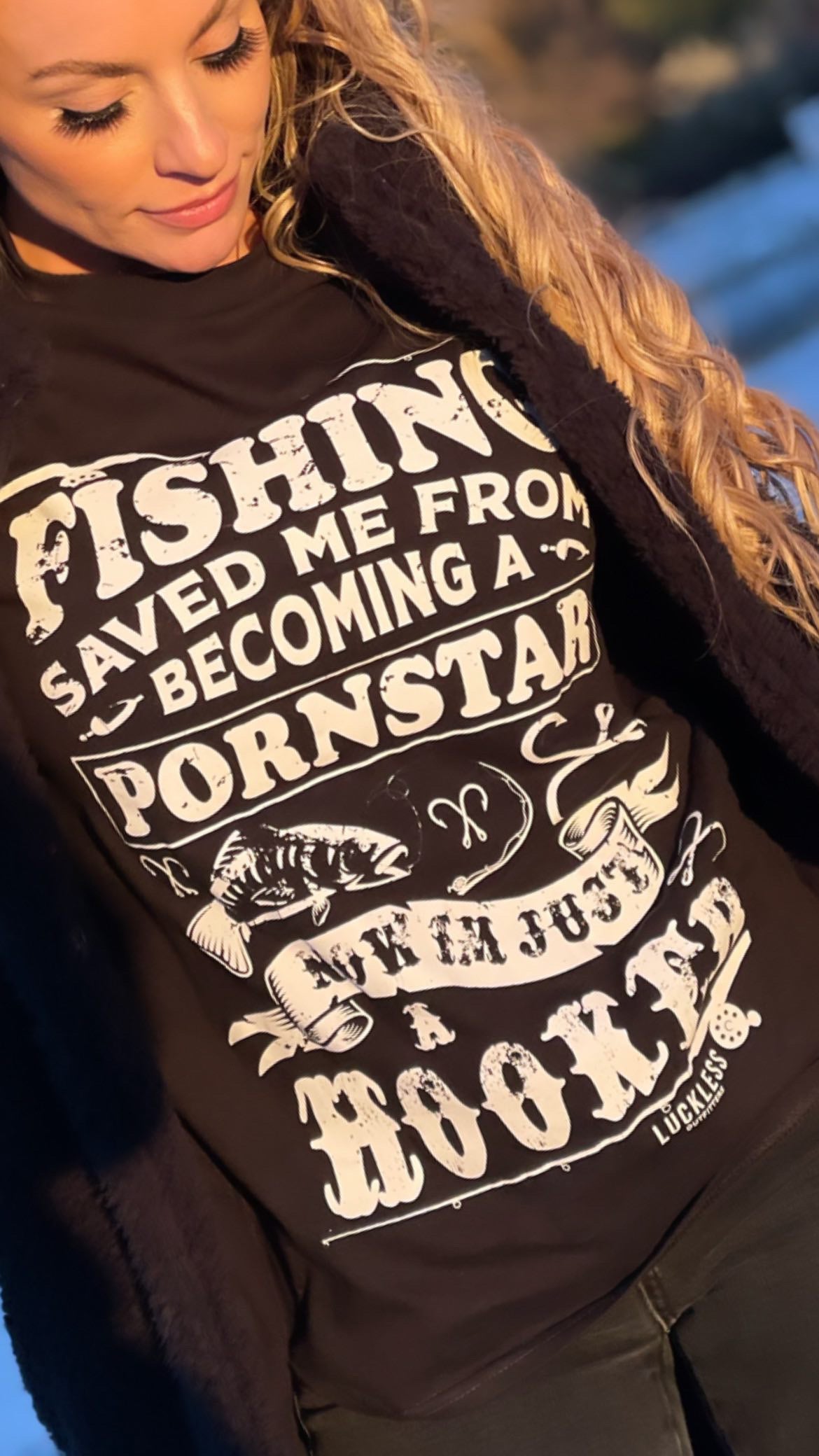 Fishing Saved Me (Hoodie Tee Tank Long Sleeve)
