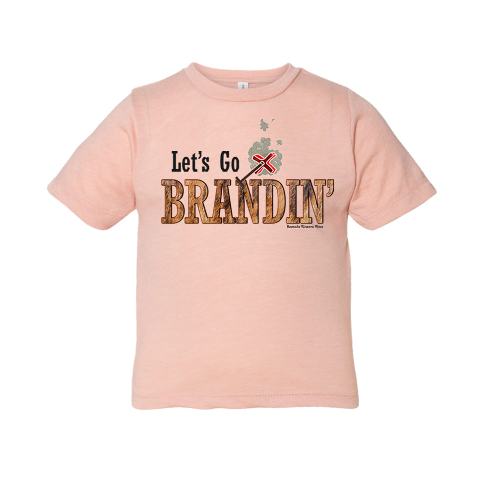 LET'S GO BRANDIN' Toddler Western Tee