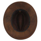 Scala Woodstock - Distressed Soft Wool Felt Fedora Hat