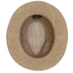 Dorfman Pacific Onshore - Hemp Straw Outback Fedora Hat