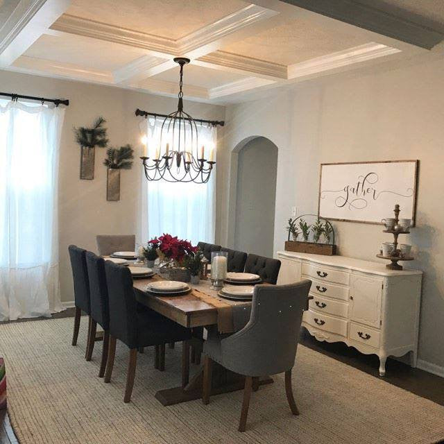 Trestle Farmhouse Dining Table