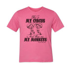 MY CIRCUS MY MONKEYS Adult Unisex Western Tee T-Shirt