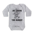 THIS IS MY CIRCUS, I AM THE MONKEY Infant Western One Piece Romper
