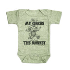 THIS IS MY CIRCUS, I AM THE MONKEY Infant Western One Piece Romper