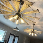 Windmill Chandelier Farmhouse STATIONARY Lighting Fixture