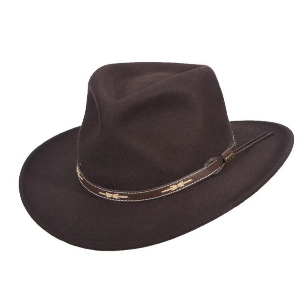 Scala Phoenix - Soft Wool Felt Outdoorsman Hat