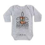 OLD BOOTS Cowgirl Boot Stitch Infant Western One Piece Romper