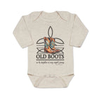 OLD BOOTS Cowgirl Boot Stitch Infant Western One Piece Romper