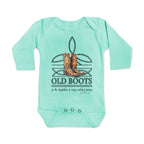 OLD BOOTS Cowboy Boot Stitch Infant Western One Piece Romper
