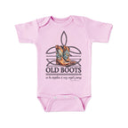 OLD BOOTS Cowgirl Boot Stitch Infant Western One Piece Romper