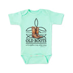 OLD BOOTS Cowboy Boot Stitch Infant Western One Piece Romper