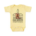 OLD BOOTS Cowboy Boot Stitch Infant Western One Piece Romper