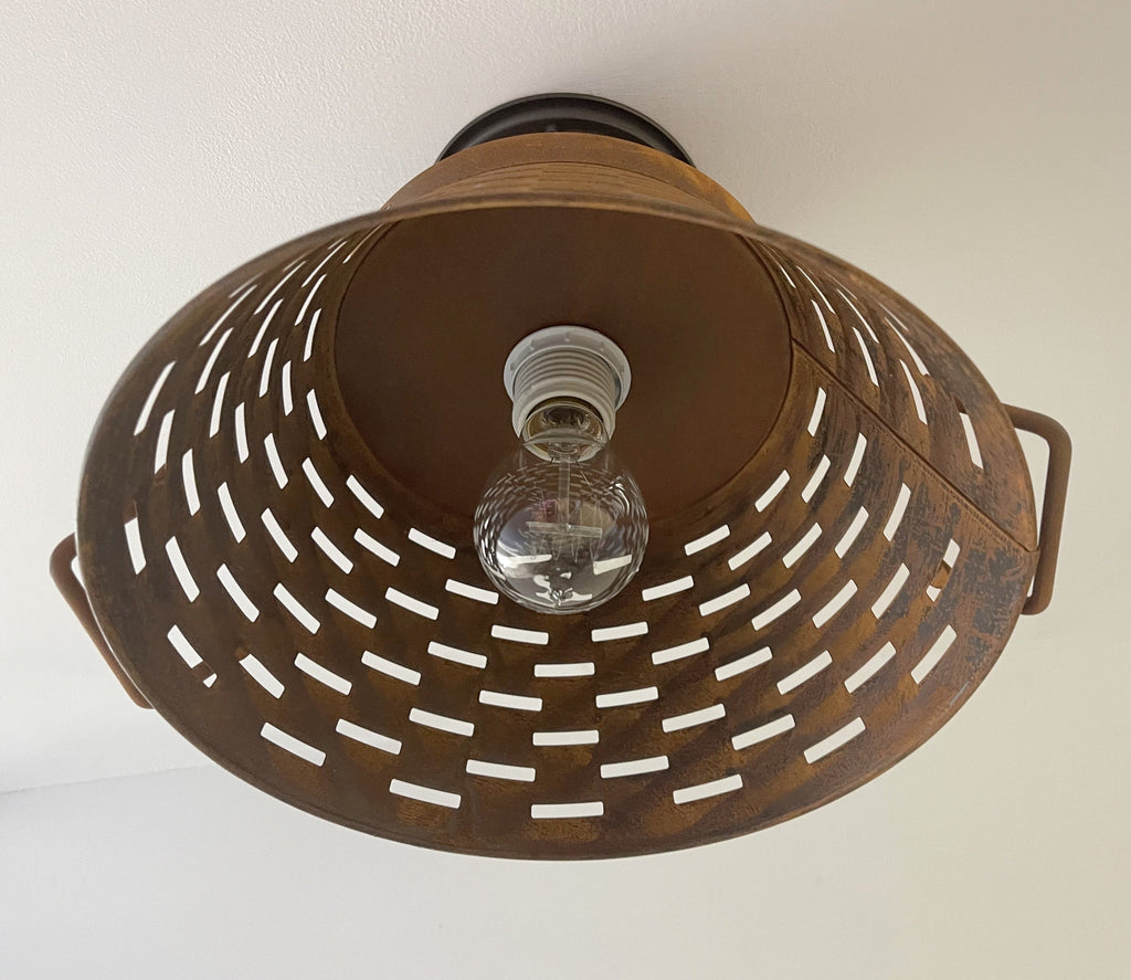 Pierced Barn Metal Farmhouse Ceiling Light