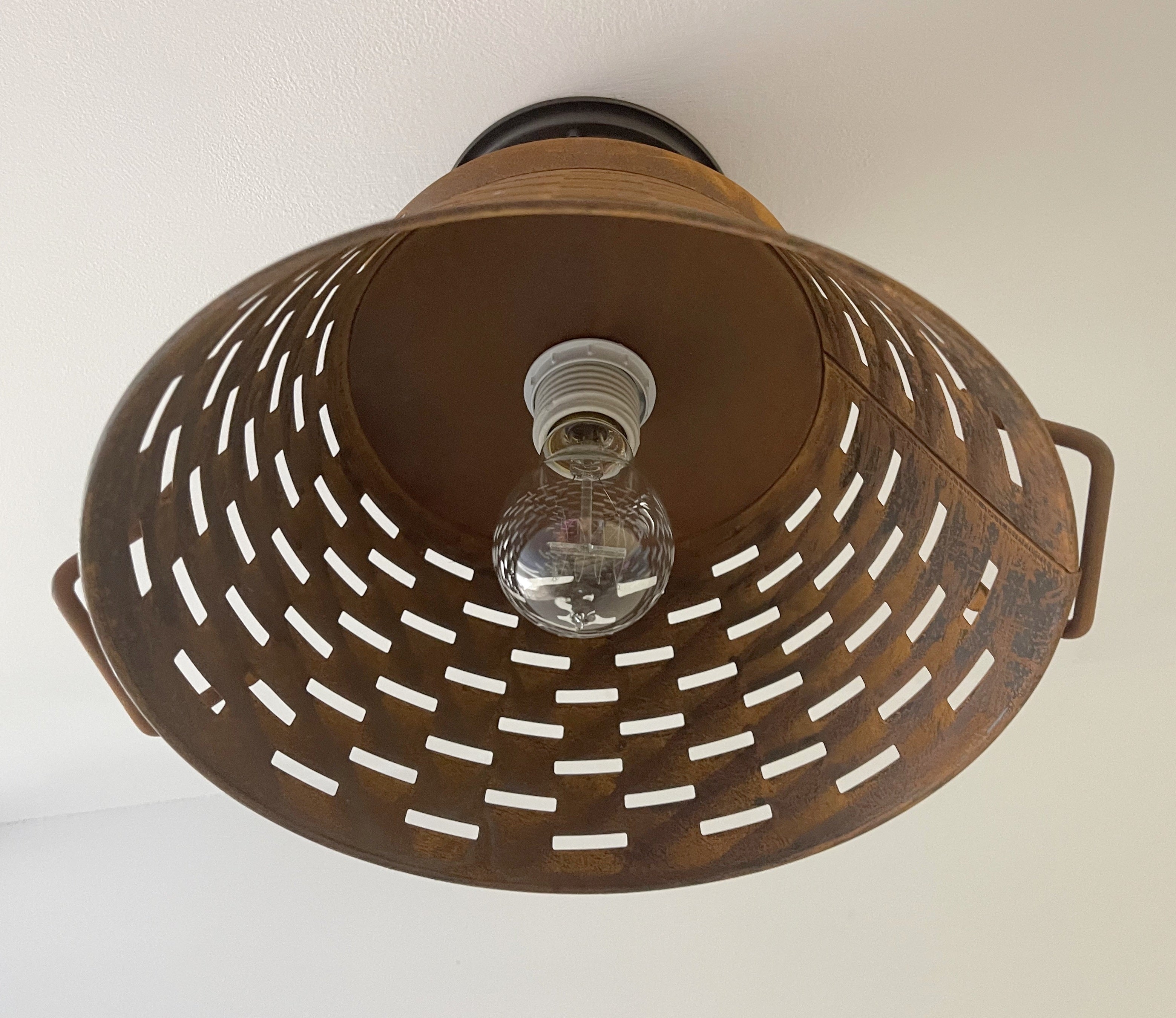 Pierced Barn Metal Farmhouse Ceiling Light