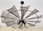 Windmill Chandelier Farmhouse STATIONARY Lighting Fixture