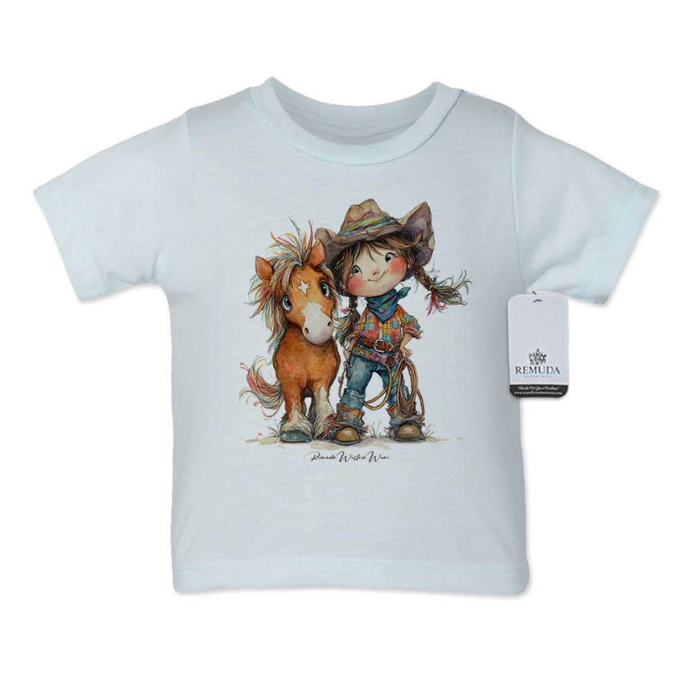 Pony Pals Cowgirl - Infant Kids Western Tee T-Shirt
