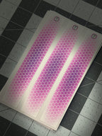 White Shadow Drop Honeycomb Arrow Wraps