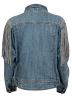 Mason Denim Fringe Jacket