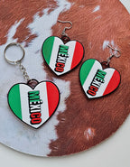 3D Print Mexico Theme Earrings Or Key Chain