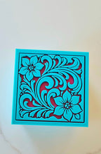 Baha Ranch 3D Tooled Gift Box - choice of colors and sizes