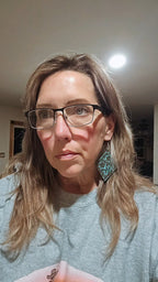 3D Print Western Tooled Floral Earrings Made in America Choice of Colors